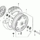 VTX1300R Front wheel (vtx1300r)