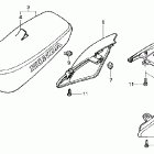 CRF50F Seat @ rear fender