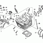 CRF230F Cylinder head cover  @ cylinder head