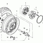 VTX1300C Заднее колесо