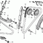 VTR1000F Цепь ГРМ и натяжитель