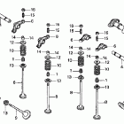 VTX1300C Распредвал и клапана