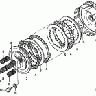 CR85R Сцепление