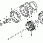 CRF250X Сцепление
