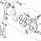 CR125R Передний тормозной суппорт