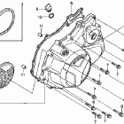 VTR1000F Крышка картера правая