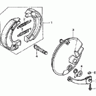 CRF70F Передний тормоз