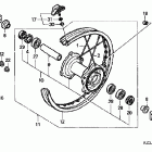 CRF450R Заднее колесо