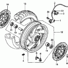 GL1800 Переднее колесо