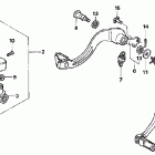 CRF450X Педаль кик стартер