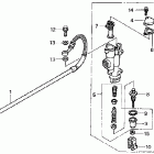CR250R Задний тормозной цилидр