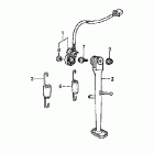 CB900F Подножка