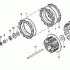 CR125R Сцепление