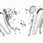 VT750DCA Цепь ГРМ и натяжитель