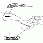 VTX1300S Наклейки и эмблемы
