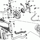 CB900F Радиатор