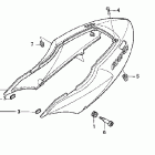 CBR600F4 Rear cowl ('04-'05)