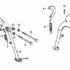 CB250 Подножка