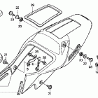RVT1000R Сидение и облицовка сидения