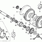 CBR1000RR Коленвал и поршни