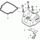 CRF450X Крышка головки цилиндров