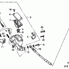 CR250R Главный тормозной цилиндр - передний