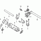 CRF100F Вилка переключения передач
