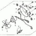 CRF250X Вентилятор охлаждения