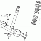 CRF250X Траверса нижняя