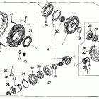 VTX1300C Редуктор