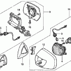 GL1800 Поворотники & зеркало