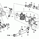 VTX1300C Водяной насос
