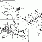 VT750CA Заднее крыло