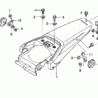 CRF150F Заднее крыло