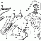 CRF450X Топливный бак