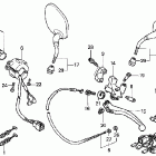 VTX1300C Рулевые переключатели