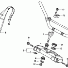 CRF250R Руль и панель переднего номера