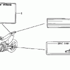 CRF450R Предупредительные таблички