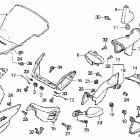 CBR600F4 Upper cowl ('01-'05)
