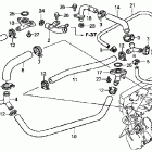 GL1800 Патрубки охлаждения