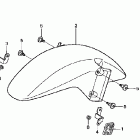 VTR1000F Переднее крыло