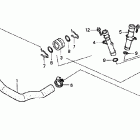 VT750CA Патрубки охлаждения