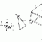 CR85R Подножки