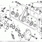 NRX1800EA Передний тормоз правый