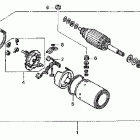 CB900F Стартер электрический