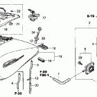 VTX1300C Топливный бак