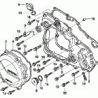 CRF450X Крышка картера правая