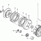 CRF100F Сцепление