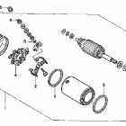 VTX1300C Стартер электрический