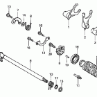 VTX1300C Вилка переключения передач